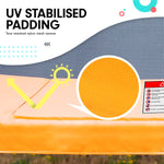 Outdoor 6ft x 9ft Trampoline with Basketball Set Rainbow Kids Fun