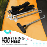 Outdoor 6ft x 9ft Rectangular Trampoline Orange Kids Jumping Fun