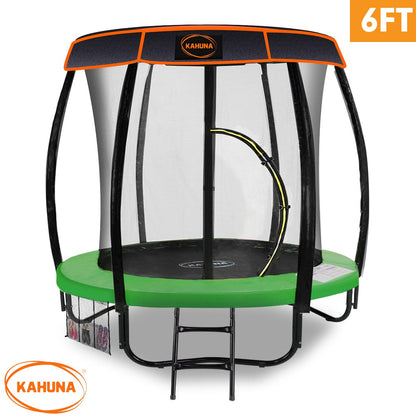 Trampoline 6ft Green With Roof 1x6cm