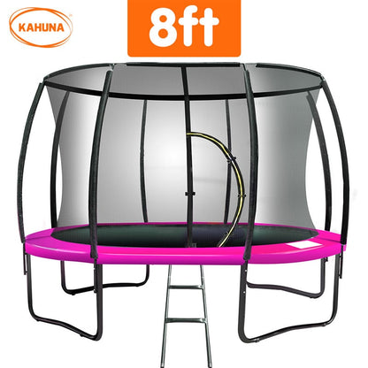 Pink Trampoline 8ft Outdoor Spring 1x8cm