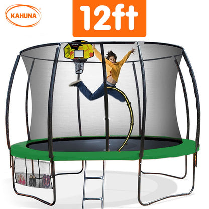 Trampoline 12ft With Basketball Set 1x12cm