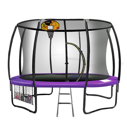 Trampoline Basketball Set Purple 1x14cm