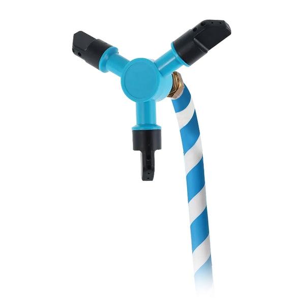  Waterpark Rotating Trampoline with Water Sprinkler Kit Adjustable Hose