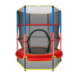 Mini 4.5 ft Trampoline - Red Blue