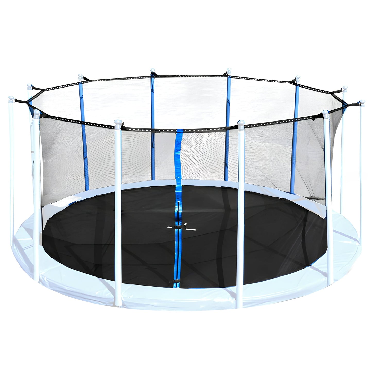 14ft Trampoline Replacement Inner Net 12 Pole | HomeAndLivin