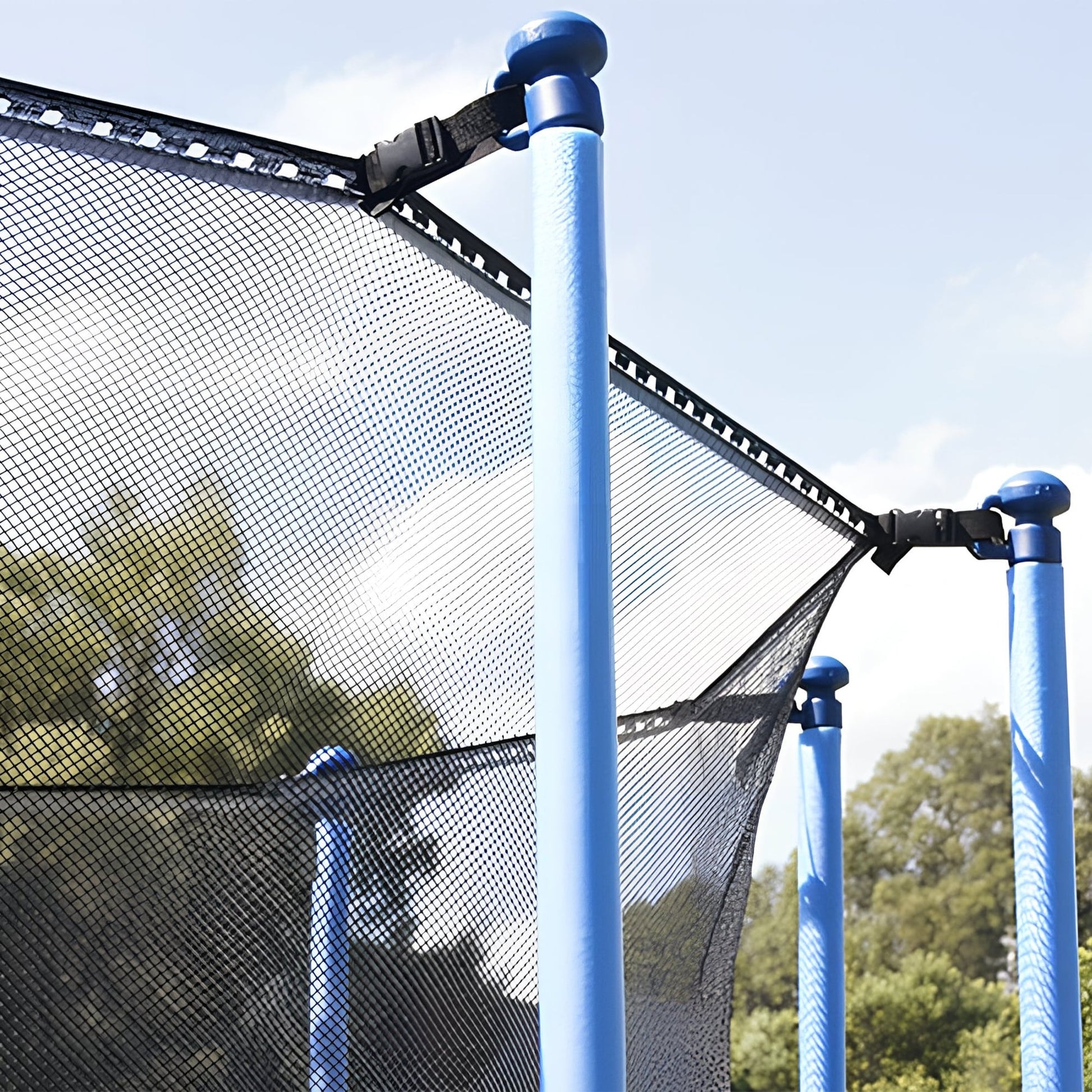 14ft Trampoline Replacement Inner Net 12 Pole | HomeAndLivin - 4