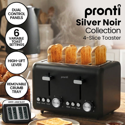 4 Slice Toaster Dual Control 28x28.5x18.5cm