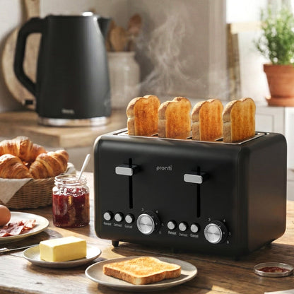 4 Slice Toaster Dual Control 28x28.5x18.5cm