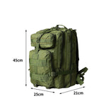 40L Military Tactical Backpack Army green