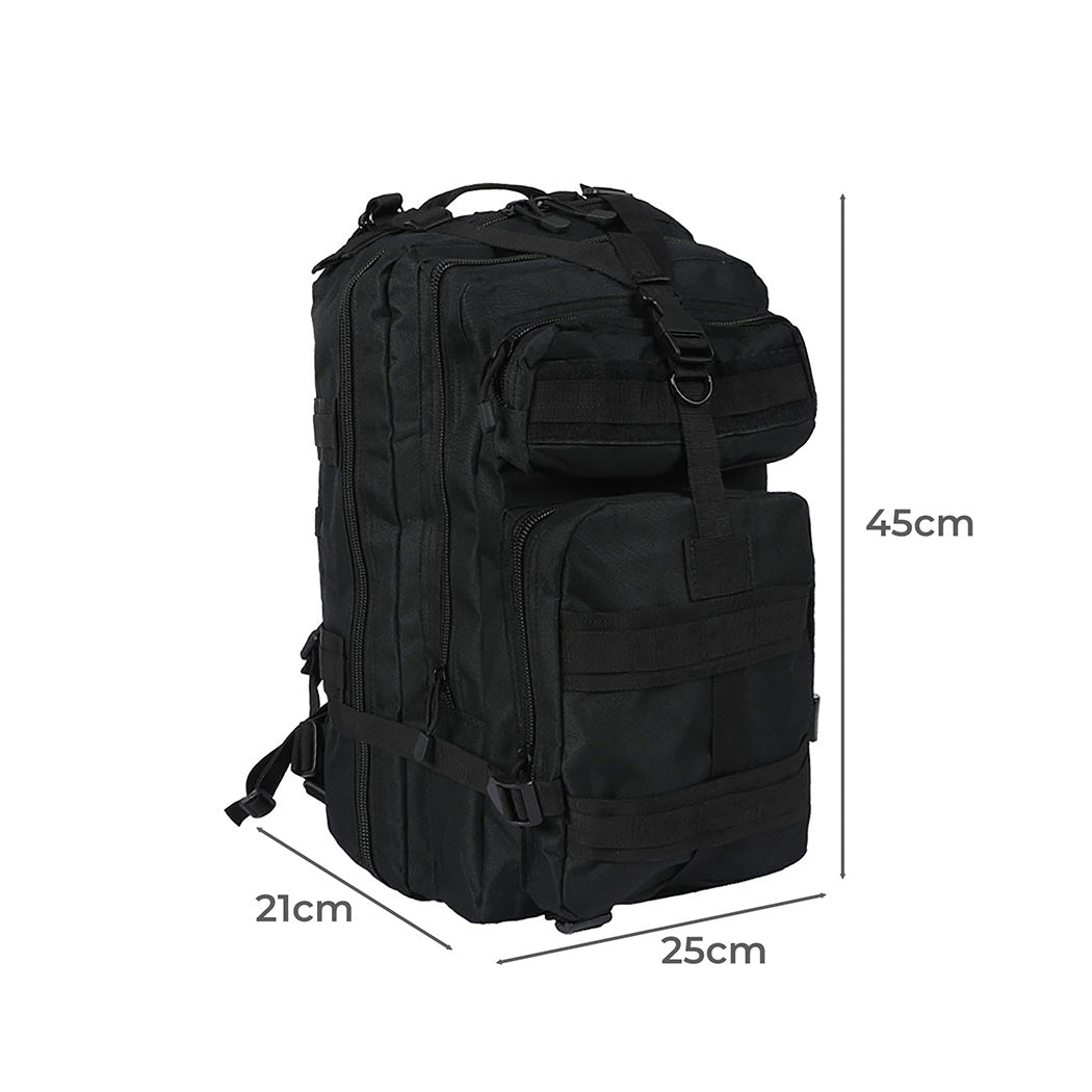 40L Military Tactical Backpack Black