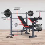 Adjustable Weight Bench Home Gym Bench Press - 302