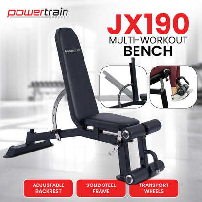 Weight Bench Adjustable Backrest 149x61x118.5cm