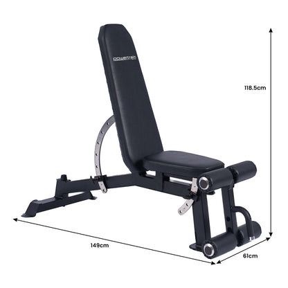 Weight Bench Adjustable Backrest 149x61x118.5cm