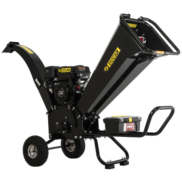 Ducar K70 7HP Wood Chipper Shredder Mulcher Grinder Petrol Black Garden
