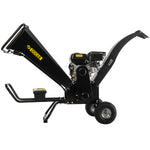 Ducar K70 7HP Wood Chipper Shredder Mulcher Grinder Petrol Black Garden