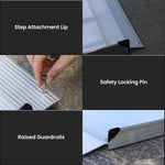 Heavy Duty 6ft Portable Aluminium Wheelchair Mobility Ramp