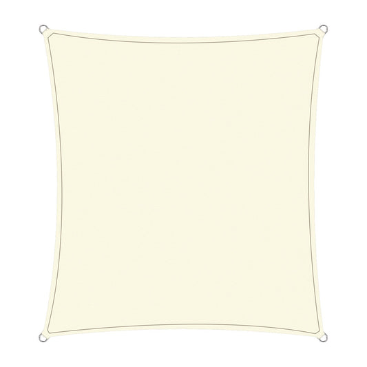 Waterproof Outdoor Shade Sail Canopy Sun Cloth  Square 4x4M
