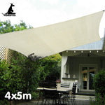 Waterproof 160GSM Outdoor Sun Shade Sail Canopy Cream