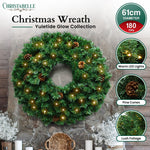 61cm Glow Christmas Wreath