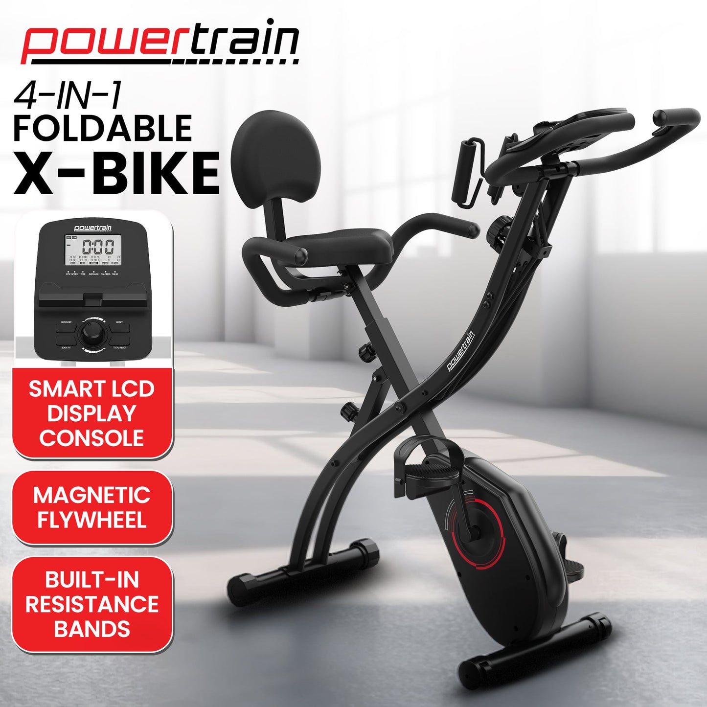 Foldable X Bike Trainer 23x27cm