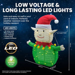 45 x 72cm 3D Elf Ornament Warm White LED Lighting