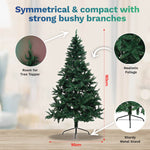 1.8m Full Figured Pine Tree Realistic Foliage 800 Tips
