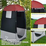 Outdoor Portable Change Room Tent Spacious Zippered Door