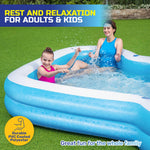 Inflatable Sunsational Family Pool Mosaic Printed Base 1207L
