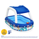 Inflatable Pool Removable Canopy Boat Design Ocean Themed 282L