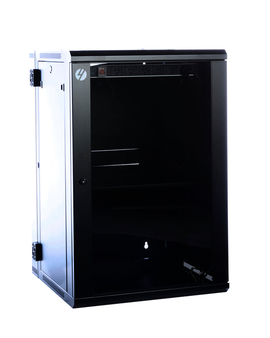 18RU W600mm x D600mm Hinged Wall Mount Server Rack 
