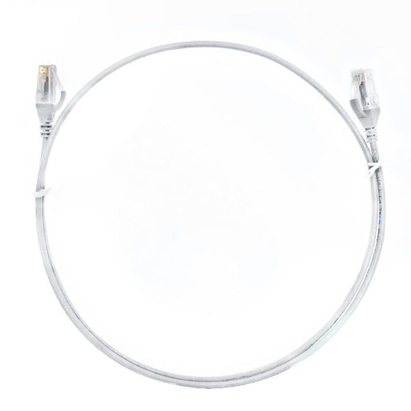  0.5m Cat 6 Ultra Thin Ethernet Network Cable. White