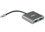 USB 3.1 Type-C Male to Dual HDMI® Converter | 20cm