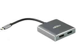USB 3.1 Type-C Male to Dual HDMI® Converter | 20cm 
