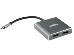 USB 3.1 Type-C Male to DisplayPort & HDMI® Converter | 20cm 
