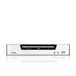 4-port switch with a 2-port USB 2.0 hub