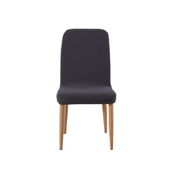 2x Dining Chair Covers Spandex Cover Removable Slipcover Banquet Party Charcoal