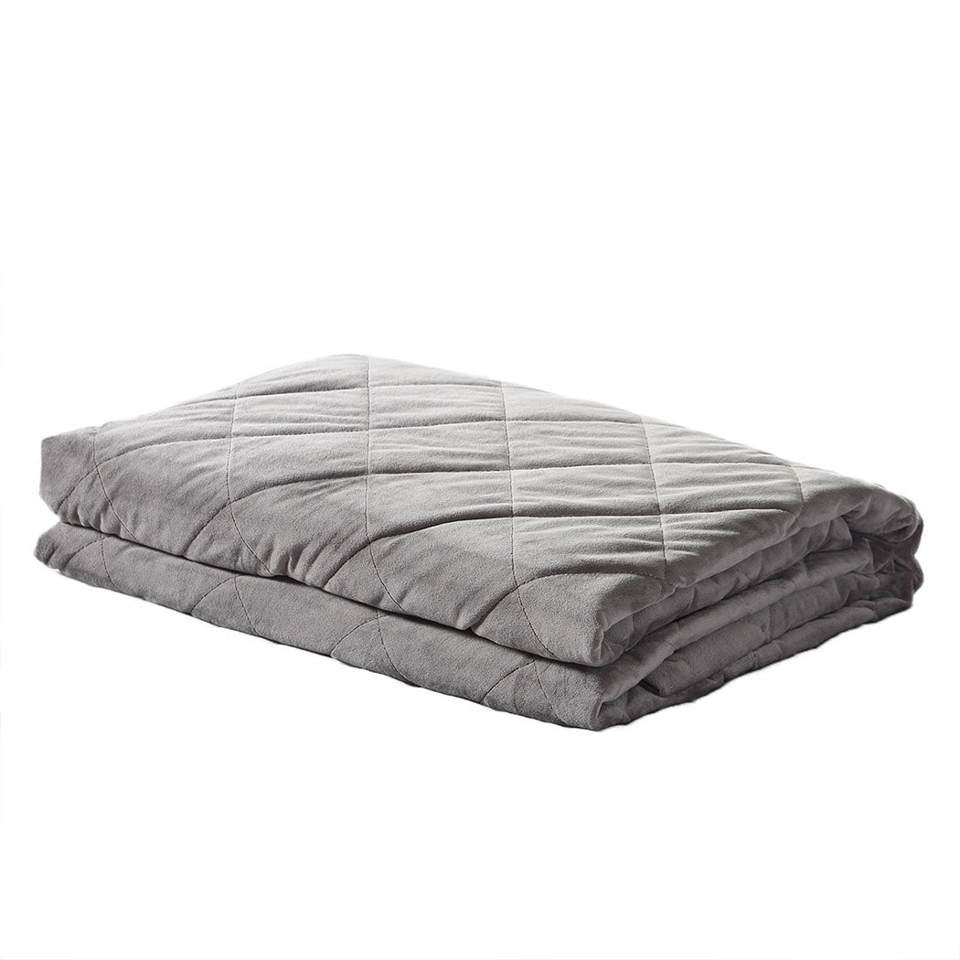 2KG Kids Anti Anxiety Weighted Blanket Gravity Blankets Grey Colour