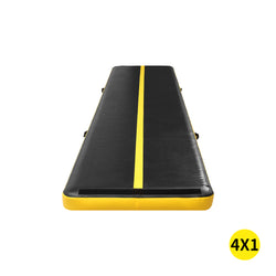 4x1M Air Track Inflatable Mat Airtrack Tumbling Electric Air Pump Gymnastics