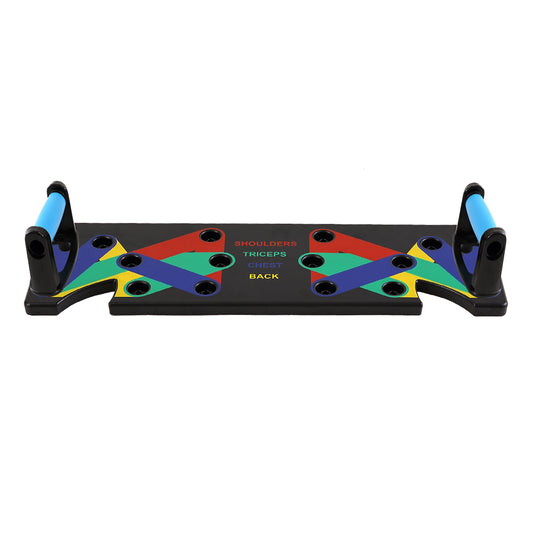 9 in1 Push Up Board Yoga Bands Fitness Workout Train Gym Exercise Pushup Stands
