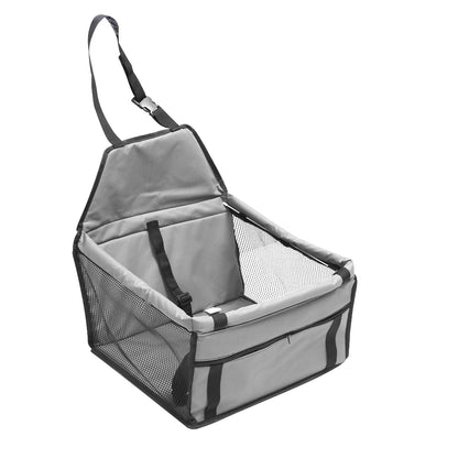 GREY idropship Pet Car Booster Seat Puppy Cat Dog Auto Carrier Travel Protector Safety