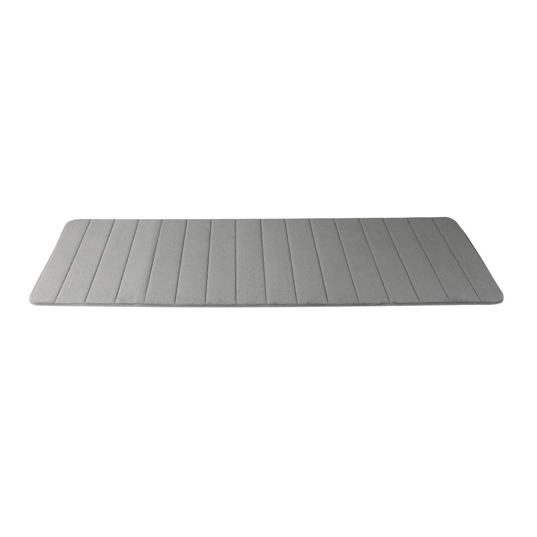 Anti Slip Bathroom Carpet Grey