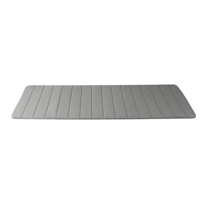 Anti Slip Bathroom Carpet Grey