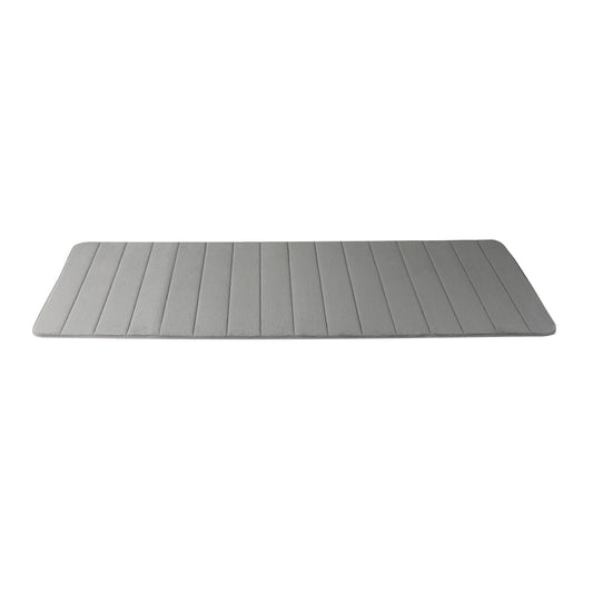 Anti Slip Bathroom Carpet Grey