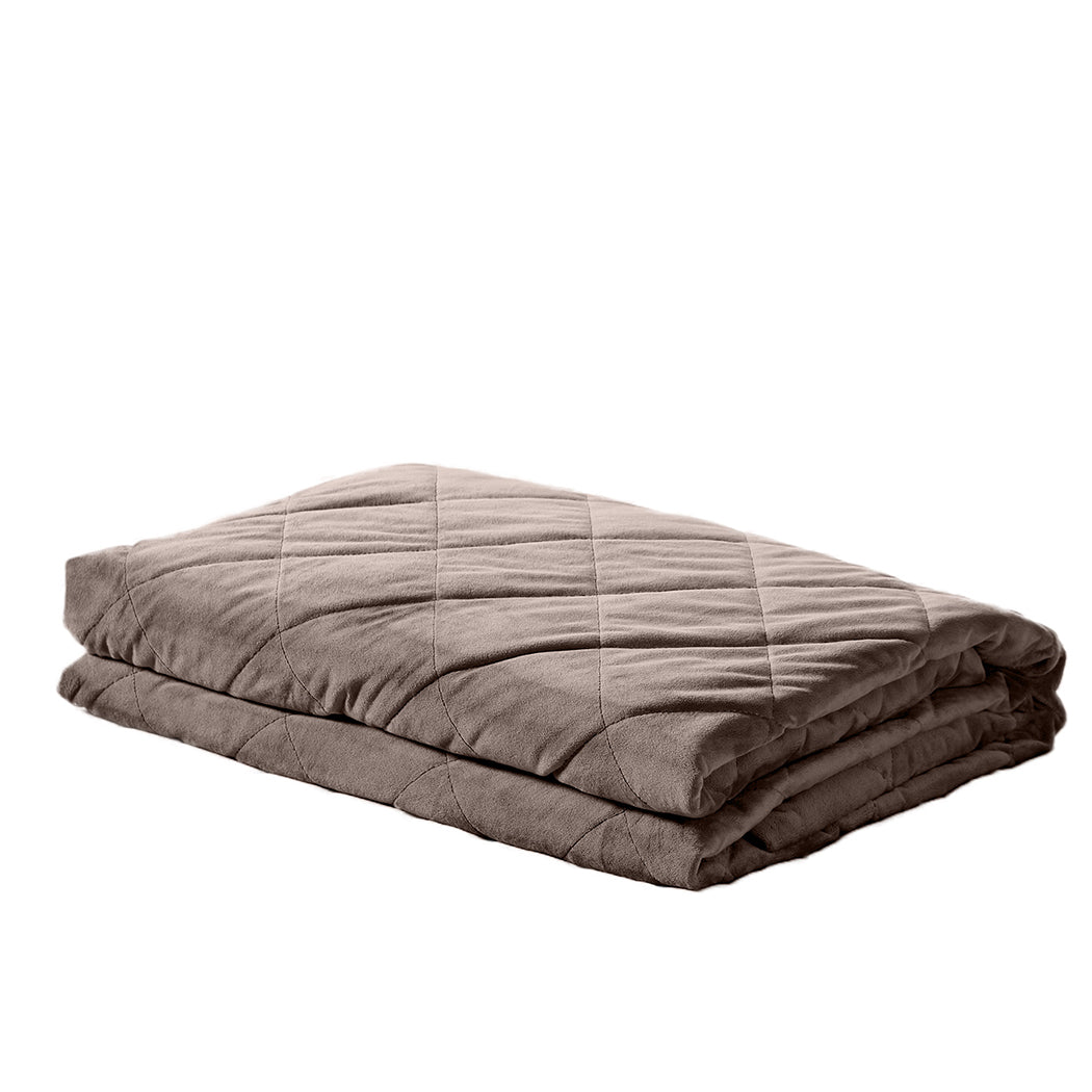 2KG Kids Anti Anxiety Weighted Blanket Gravity Blankets Mink Colour