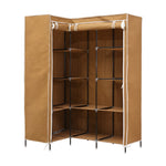 Portable Wardrobe Clothes Closet Storage Cabinet Organizer With Shelves