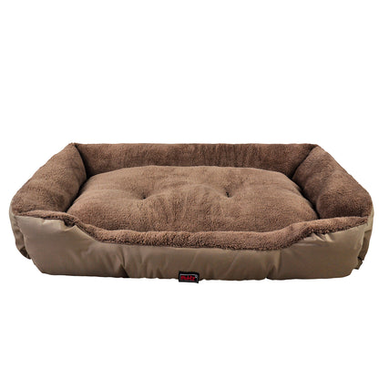 idropship Pet Bed Mattress Dog Cat Pad Mat Cushion Soft Winter Warm 2X Large Cream