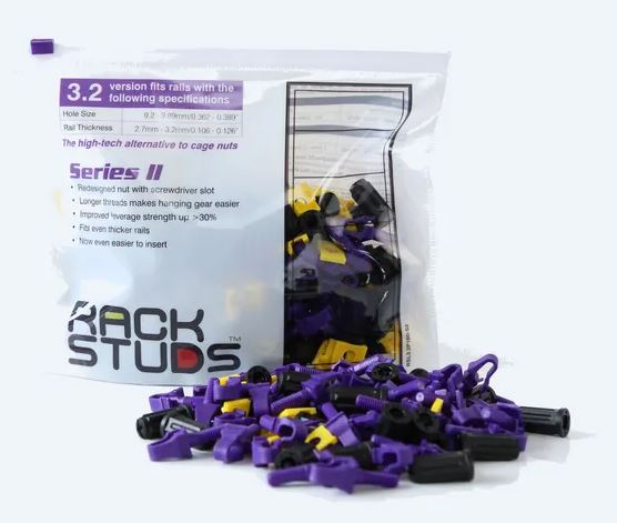  RackStuds™ Series II Purple: 100 Pack