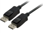 Port Cable Male to Male 1.2V: Black