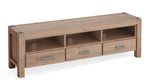 Oak Tv Cabinet With 3 Drawers And Shelf
