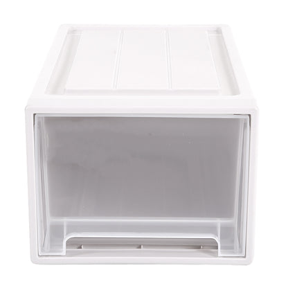2x Plastic Wide Drawer Shoes Storage Organiser
